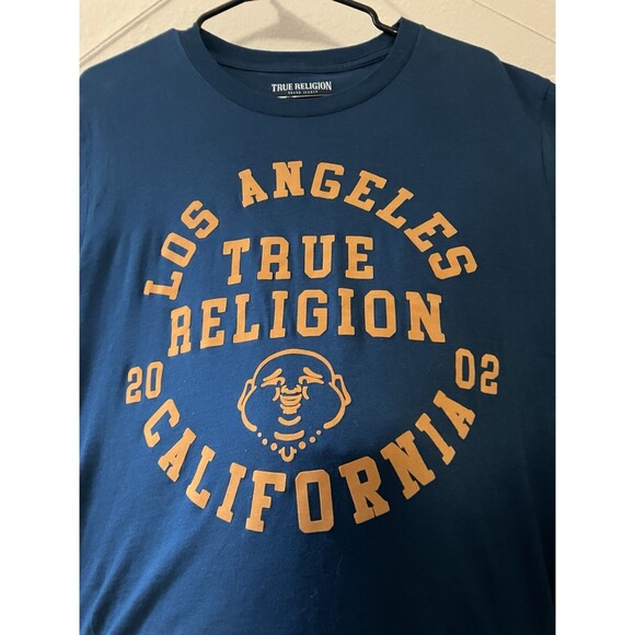True Religion Other - True Religion Los Angeles  2002  Blue T-Shirt Men’s Size M/M Buddha